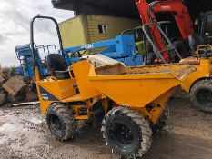 Stolen / Recovered 2018 Thwaites Mach 201 1-Ton Hi Tip Dumper, 337 Hours Recorded, Machine Starts,