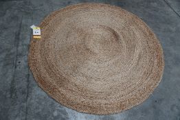 Circular Woven Interior Floor Rug 1200mm dia