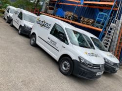 Online Auction - Fleet of 6 x 2018 VW Caddy Vans