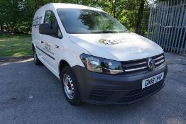 2018 Volkswagen Caddy C20 Startline TDI, Engine Size: 1968cc, Registration: GN18 UHV, Date of