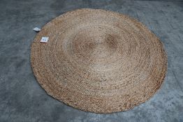 Circular Woven Interior Floor Rug 1200mm dia