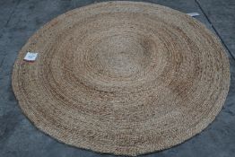 Circular Woven Interior Floor Rug 1200mm dia