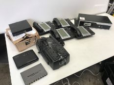 Mitel HX Processor Module Telephone Handset System Complete with; 4no. Mitel 5330e IP Phones &