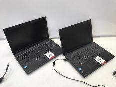 2no. Toshiba Satellite Pro C50 Core i3 Laptop with 1no. Incomplete Charger