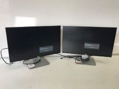 2no. DELL U2414hb 24inch Flat Panel Monitors