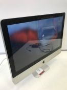 LOCKED 2011 Apple iMac 21.5 Inch, 2.5Ghz Corei5 (i5-2400S), Ram: 4GB, Storage: 500GB HDD, Model: