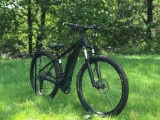 2019 Cube Reaction Hybrid Pro 500 Black Edition 15" Frame Hardtail Electric Mountain Bike,