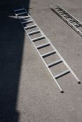 Aluminium 12-tread Ladder, 3000mm Please Note: There is VAT on the Hammer Price AND the Buyers