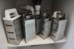 9no. Various Cheese Graters, Lot Located in Block: 5 Room: 6