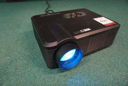 Excelvan CL720D LED Projector with Digital TV Support, No Power Cable, Lot Located in Block: 3 Room: