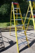 BPS Access Heights 8-tread Ladder Height: 2200mm Please Note: There is VAT on the Hammer Price AND