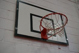 2no. Wall Hung Basketball Hoops with Backboards as Lotted, Lot Located in Block: 3 Room: Gymnasium