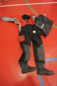 Typhoon Waders, Size: L, Feet Size: 9 with Carry Case as Lotted, Lot Located in Block: 3 Gymnasium