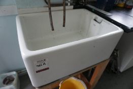 Armitage Shanks Belfast Sink as Lotted 610 x 460 x 250mm, Lot Located in Block: 5 Room: 10