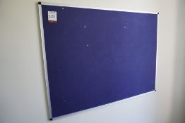 Wall Hung Notice Board 1200 x 900mm