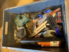 Quantity of Various Tools to Tray, Lot Located In; Tool Shed