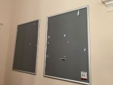 9 Various Noticeboards. 6no. 900 x 600mm, 1no. 1200 x 900mm & 1no. 900 x 450mm, Lot Located In; MAIN