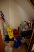 Contents of Cleaning Cupboard as Illustrated, Lot Located in Block: 3 Under Stairs