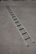 Aluminium 13 Treaad Scaffolding Ladder, 3400mm Please Note: There is VAT on the Hammer Price AND the