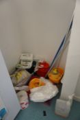 Various Cleaning Sundries as Lotted, Lot Located in Block: 5 Room: 6
