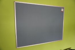 Wall Hung Notice Board 1200 x 900mm, Lot Located in Block: 6 Room: 2