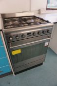 Smeg SUK61MS8 Stainless Steel Electric Oven with 4-Burner Gas Hob, Lot Located in Block: 5 Room: 6
