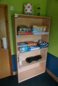 Timber Bookcase with Contents 960 x 1820 x 330mm, Lot Located in Block: 6 Room: 2