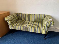 Tweed Upholstered Decorative Undersized Sofa, Lot Located In; MAIN BUILDING, 1st Floor, Room 103