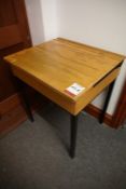 Retro Flip Top School Desk, Lot Located in Block: 4 Corridor