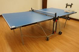 Butterfly Sport Outdoor Roll Away Table Tennis Table Complete with Accessories and Cover, Some