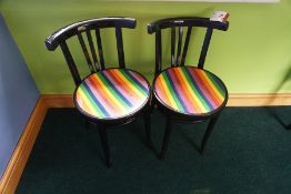 2no. Decorative Timber Chairs, Lot Located in Block: 6 Room: 2