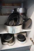 Quantity of Various Cake Tins as Lotted, Lot Located in Block: 5 Room: 6