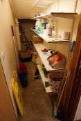 Contents of Cleaning Cupboard as Illustrated, Lot Located in Block: 1 Room: 14 (Ground Floor)