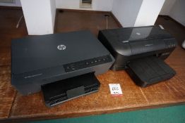 2no. Various HP Officejet Desktop Printers as Lotted, Lot Located in Block: 3 Room: 3 (1st Floor)