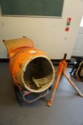 Belle Group MINI150 Electric Cement Mixer Complete with Stand as Lotted, Lot Located in Block: 3