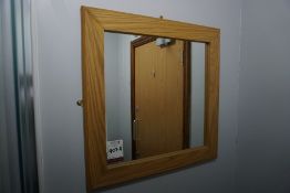 Beech Effect Timber Framed Mirror (1st Floor)