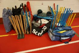 Quantity of Various Cricket Equipment as Illustrated, Lot Located in Block: 3 Room: Gymnasium