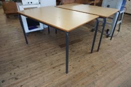 10no. Various Classroom Tables as Illustrated, Contents Not Included, Lot Located in Block: 5