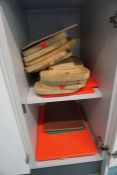 Contents of Cupboard Comprising; Various Chopping Boards, Lot Located in Block: 5 Room: 6