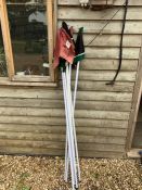 6no. Flag Poles, Lot Located In; Tool Shed