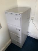 Metal 4-Drawer Filing Cabinet, Lot Located In; MAIN BUILDING, 1st Floor, Room 104