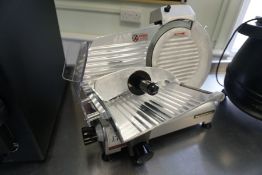 Maestrowave MS250SG Food Slicer, Lot is Located Main Building, Room: Canteen