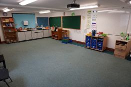 Contents of Classroom as Illustrated Not Including Projector and Smart Board (Lot 716), Please Note: