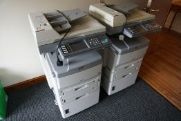 2no. Oki MC851+ Colour Multifunction Printer, Lot Located in Block: 1 Ground Floor Corridor