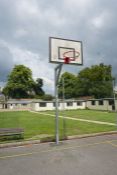 2no. Basketball Frames with Sure Shot Backboards and Hoops as Lotted