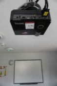 BenQ Suspended Projector and 77" Smart Board Interactive Whiteboard, Lot Located in Block: 1 Room: 6