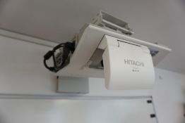 Hitachi CP-A221N 3LCD Projector Complete with Wall Bracket, Lot Located in Block: 4 Room: 4