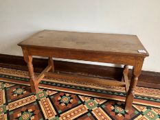 Oak Console Table 1350 x 750 x 650mm, Lot Located In; MAIN BUILDING, Ground Floor, Rear Main