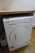 Beko DCUR801W Condenser Tumble Dryer, Lot Located in Block: 1 Room: 9 (Ground Floor)