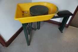 Foot Operated Manual Pottery Wheel, Lot Located in Block: 5 Room: 7